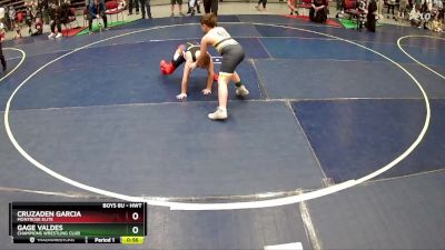 Round 1 - Gage Valdes, Champions Wrestling Club vs Cruzaden Garcia, Montrose Elite