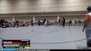 148 lbs Quarters & 1st Wb (16 Team) - Luke Boree, Kame Style vs BRENNAN VAN HOECKE, Garage Boyz Wrestling