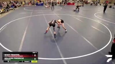 138 lbs Cons. Round 2 - Benjamin Friedrichs, Minnesota vs Wyatt Frantesl, Owatonna Wrestling Academy