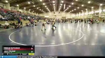 97 lbs Round 3 (6 Team) - Jayci Tolman, Utah Gold vs Preslie Hutchings, Utah Black