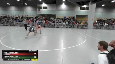 150 lbs Champ. Round 1 - William Rivers, Alabama vs Wade Suckow, Bear Cave Wrestling Club