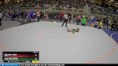 49 lbs Cons. Round 1 - Kellen Camp, SCMC vs Kartor Davis, Sweet Home Mat Club