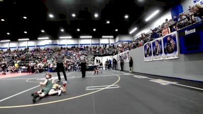 43 lbs Consi Of 8 #2 - Brandon Givens, Noble Takedown Club vs Ladd O'Neal, CCYO Youth Wrestling Club