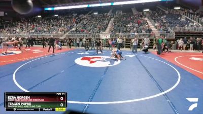 130 lbs Cons. Round 2 - Ezra Horgen, Green River Grapplers Wrestling vs Teagen Popke, Touch Of Gold Wrestling Club