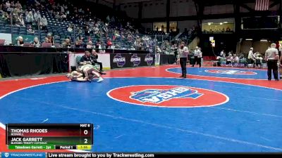 6A-138 lbs Semifinal - Thomas Rhodes, Roswell vs Jack Garrett, Blessed Trinity Catholic