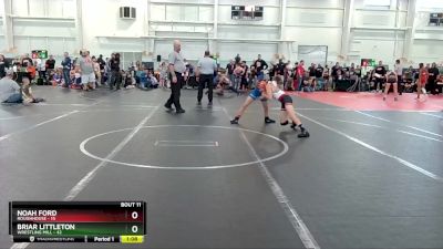 88 lbs Round 4 (6 Team) - Noah Ford, Roughhouse vs Briar Littleton, Wrestling Mill