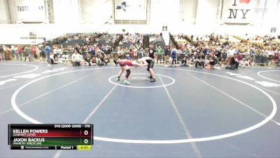 170 lbs Cons. Round 1 - Kellen Powers, Club Not Listed vs Jaxon Backus, Anarchy Wrestling