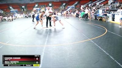 140 lbs Cons. Semi - Cooper Corder, SPAR vs Beau Nezbeth, Louisville WC