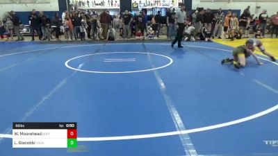 96 lbs Quarterfinal - William Moorehead, Buffalo Valley vs Luca Giacobbi, Young Guns