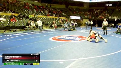 126 Class 2 lbs Cons. Round 2 - Luke DeVenney, Harrisonville vs Edmond Roberts, Moberly