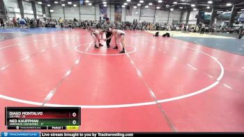 130 lbs Rd# 8- 12:30pm Saturday Final Pool - Ned Kauffman, Agression Legionaries vs Diago Montalvo, Cali Red