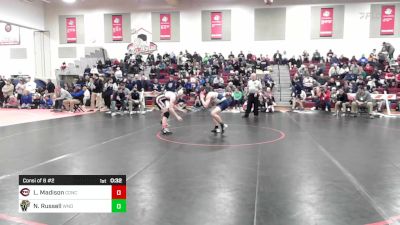 132 lbs Consi Of 8 #2 - Levi Madison, Concord vs Nick Russell, Windham