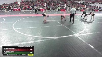 90 lbs Cons. Round 5 - Alex Martin, B.A.M. vs Isaiah Neitzel, Askren Wrestling Academy