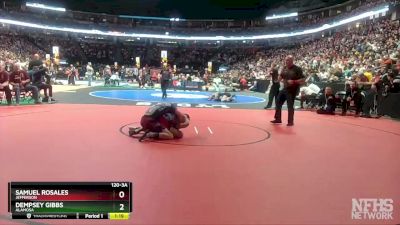 120-3A Semifinal - Samuel Rosales, Jefferson vs Dempsey Gibbs, Alamosa