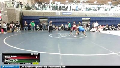 170 lbs Semifinal - Elliott Tracy, Lil Mavs Wrestling vs Angel Romo, Jet House