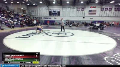 120 lbs Round 1 (32 Team) - Francisco Sanchez, Eisenhower vs Brock Armstrong, Goldendale