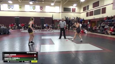 170 lbs Quarterfinal - Anna Hodge, North Scott vs Dakota Cornell, Vinton-Shellsburg