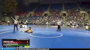 170 lbs Semis & 1st Wb (8 Team) - Sawyer Carr, E1-West Fargo Sheyenne vs Eli Christopherson, E3-Fargo Davies