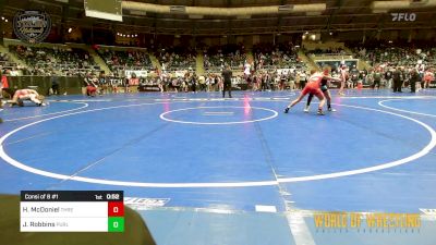 100 lbs Consi Of 8 #1 - Henry McDoniel, Threestyle vs Jacobie Robbins, Purler Wrestling