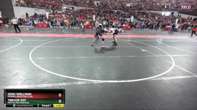 190 lbs Quarterfinal - Trevor Ray, MGM Silver Spartans vs Joah Wellman, Monroe Wrestling Club