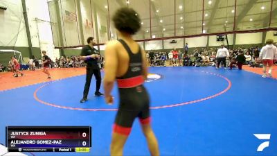 126 lbs Champ. Round 2 - Justyce Zuniga, WA vs Alejandro Gomez-Paz, WA