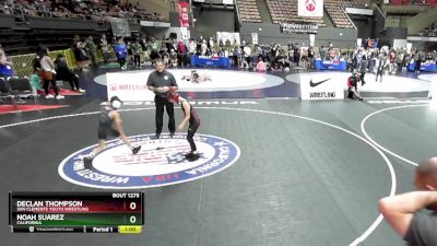 67 lbs Cons. Round 2 - Noah Suarez, California vs Declan Thompson, San Clemente Youth Wrestling