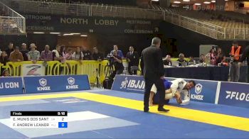 ERICH MUNIS DOS SANTOS vs FELLIPE ANDREW LEANDRO SILVA 2022 Pan Jiu Jitsu IBJJF Championship