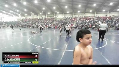 55 lbs 3rd Place Match - Clay Bangerter, Wasatch Wrestling Club vs Wyatt Jordan, Ravage Wrestling Club