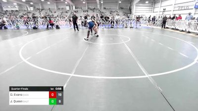 160 lbs Quarterfinal - Dylan Evans, Quest School Of Wrestling Gold vs Josiah Queen, Team Shutt