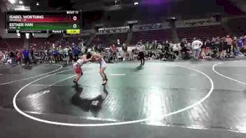 W-138 lbs Semis & 3rd Wb (16 Team) - Isabel Worthing, Michigan vs Esther Han, Utah