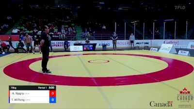 79kg Quarterfinal - Arjun Singh Nagra, Coast Wrestling Academy & Society vs Tre Wilfong, Edmonton WC