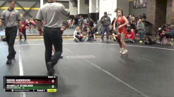110 lbs Round 3 (4 Team) - Isabella Schelker, Braided Brutes vs Reese Anderson, Nebraska Wrestling Academy