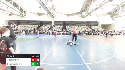 57 lbs Rr Rnd 5 - Eric Bostard, Roundtree Wrestling Academy Black vs Noah Hernandez, Revival Orange