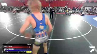 126 lbs Cons. Round 2 - Jack Palzet, IL vs Drake Gosda, WI