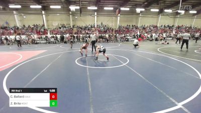 106 lbs Rr Rnd 1 - Cole Ballard, Colorado Outlaws vs Zaine Brito, Montezuma Cortez WC