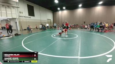 86 lbs Semifinal - Dandre Adams, Best Trained Wrestling vs Benjamin Milam, Louisiana