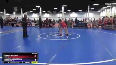 114 lbs Round 1 (8 Team) - Grady Hayden, Ohio vs Dakota Anderson, Washington