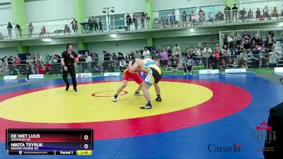 80kg Champ. Round 3 - De Wet Luus, Advanced WC vs Nikita Tsyruk, Grande Prairie WC