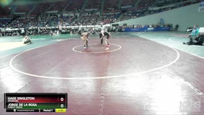 6A-113 lbs 1st Place Match - Jorge De La Rosa, Forest Grove vs Gage Singleton, Roseburg