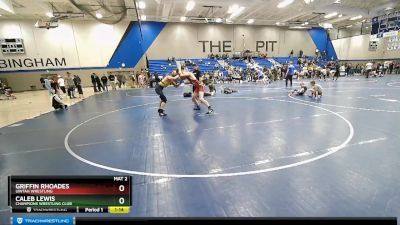 135 lbs 1st Place Match - Caleb LEWIS, Champions Wrestling Club vs Griffin Rhoades, Uintah Wrestling