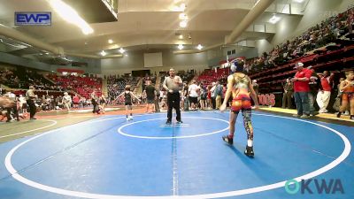 61 lbs Round Of 16 - Kacy Purmal, Pryor Tigers vs Billy Roberts, Greater Heights Wrestling