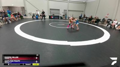 97 lbs Round 7 (10 Team) - Kaison Miller, Kansas vs Kaitlynn Fouty, Indiana