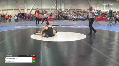 149 lbs Consi of 16 #2 - Matt Ontiveros, Utah Valley Univ vs Kyle Gliva, North Dakota State