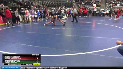 130 lbs Cons. Semi - Trenton Byers, The Best Wrestler vs Aiden Northup, Big Game Wrestling Club