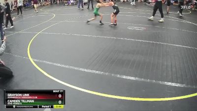 47 lbs Semifinal - Grayson Link, Summerville Takedown Club vs Camden Tillman, Dixie Hornets