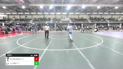 132 lbs Consi Of 16 #2 - Danny Carrozza, Brookfield/Shepaug vs Jimmy Lally, Saint John's Prep