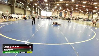 96 lbs Rd# 1 9:00am Friday - Beau Fennick, PA Gold vs Cameron Melhorn, No Escape