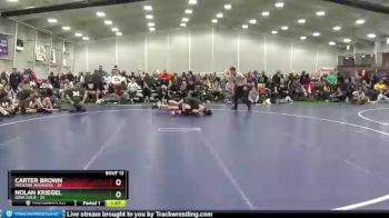 152 lbs Round 5 (6 Team) - Carter Brown, Missouri Avengers vs Nolan Kriegel, Iowa Gold