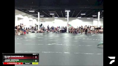 182 lbs Round 1 (4 Team) - Elijah Diakomihalis, TSB vs Jaden Simpson, Savage WA Black