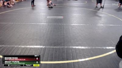 47 lbs Quarterfinal - Brody Purvis, White Knoll Youth Wrestling vs Boone Ross, West Wateree Wrestling Club